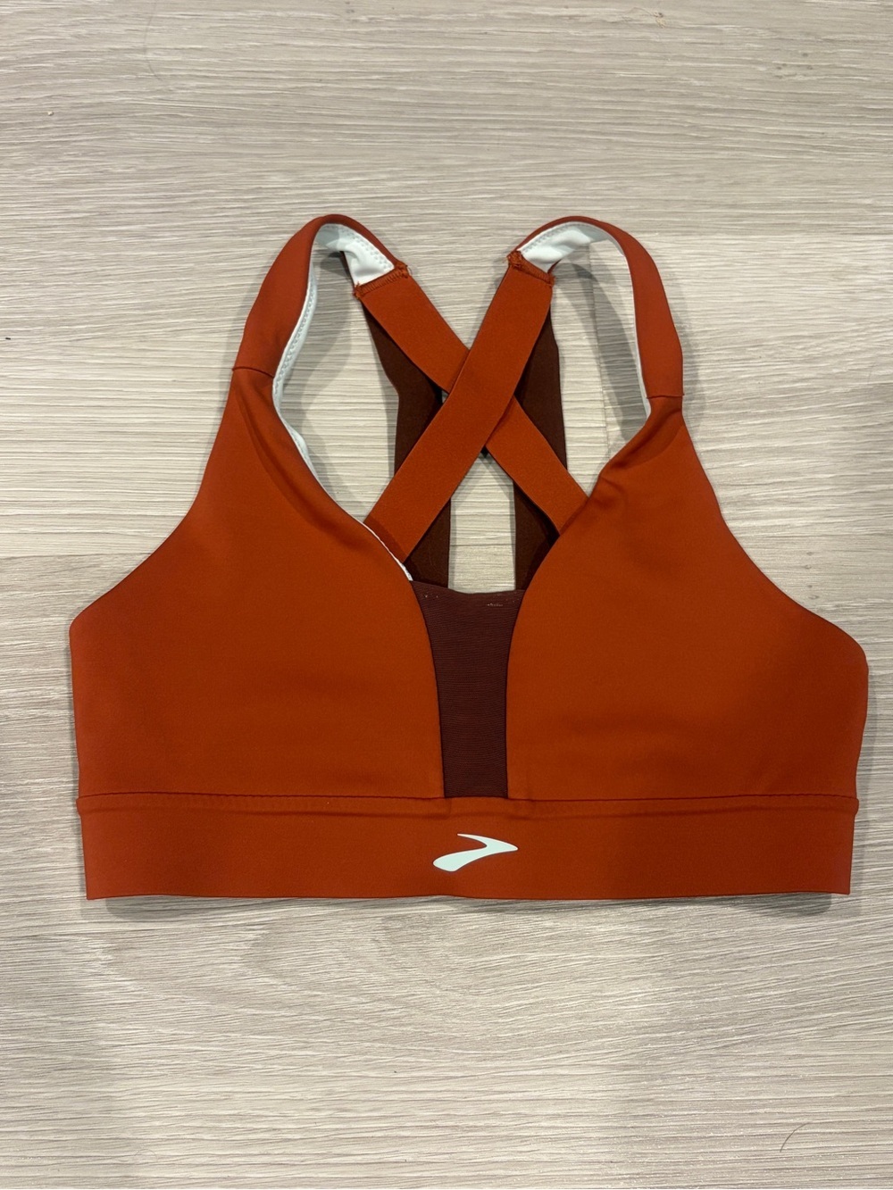 Brooks Women's Orange Drive Plunge Run Bra - Est XS